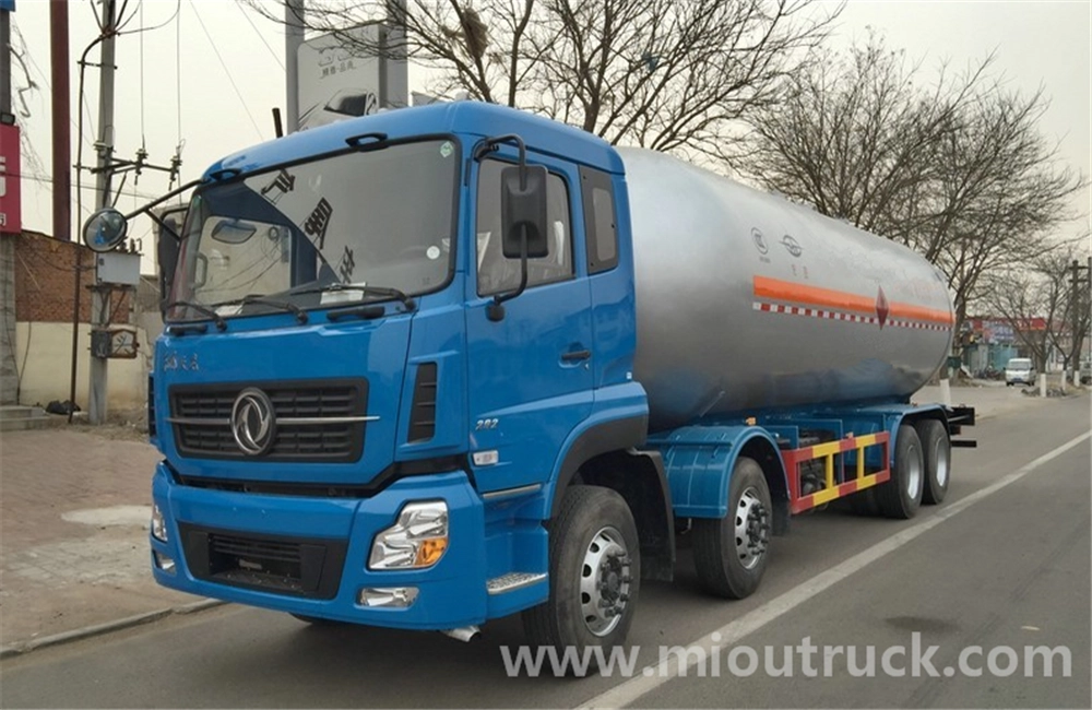DONGFENG 12 Wheel 8x4 lpg tank truck tanker gas transport truck