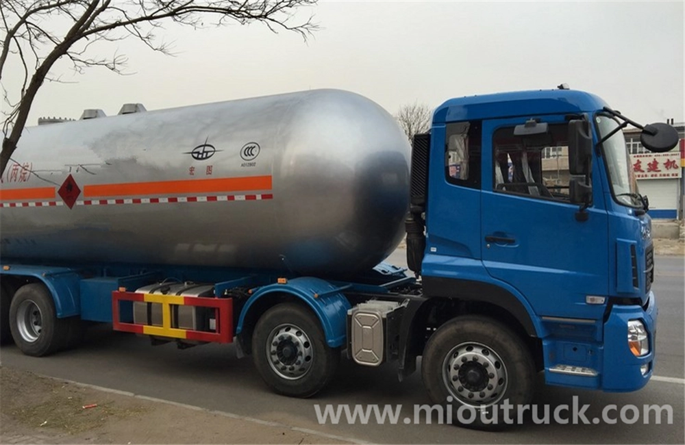 DONGFENG 12 Wheel 8x4 lpg tank truck tanker gas transport truck