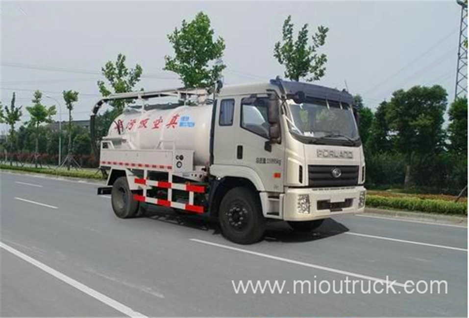Новый всасывания сточных вакуум грузовик автоцистерна для продажи
