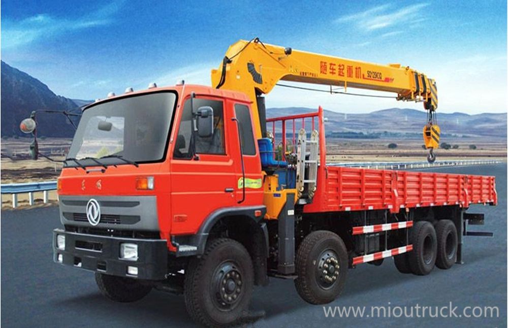 SANY canre 8*4 Derrick truck Dongfeng lorry crane