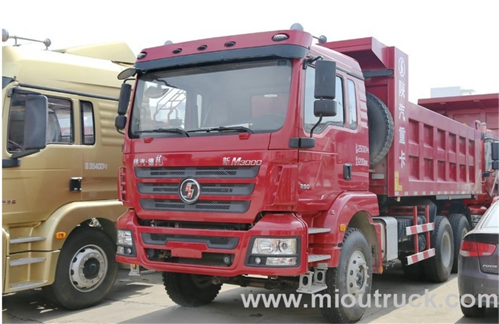 страна выбросов Shaanxi Auto IV после двойного моста, после восьми 290 л.с. 13 тонн дизельного топлива самосвала SX3256MR384