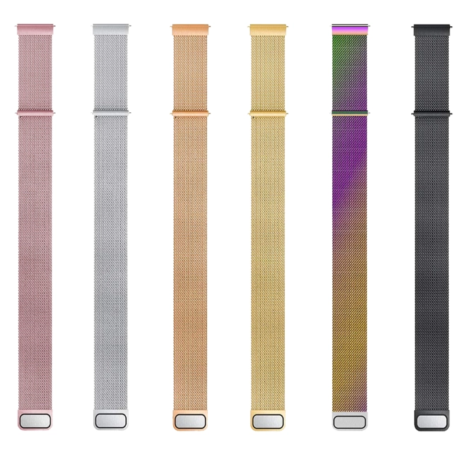 CBSGW-07 Bandas de relojes de acero inoxidable de bucle milanés magnético para Samsung Galaxy Watch5 Pro Watch 5 44 mm 40 mm
