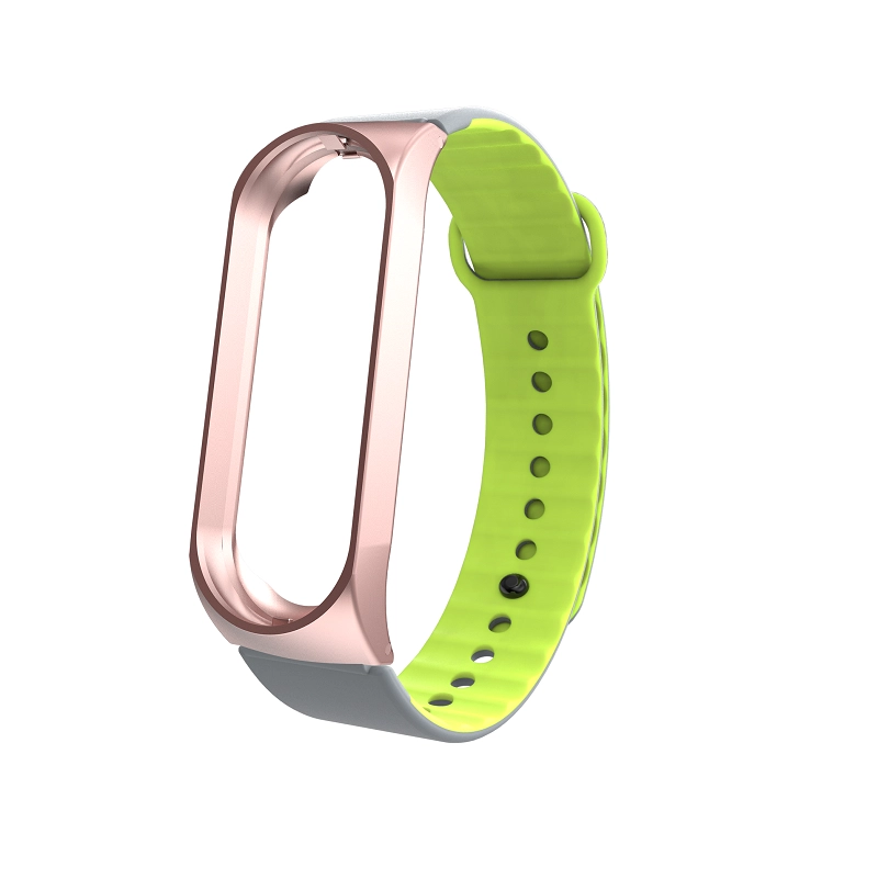 CBXM304 Double Colors Silicone Watch Band Replacement Strap For Xiaomi Mi Band 3
