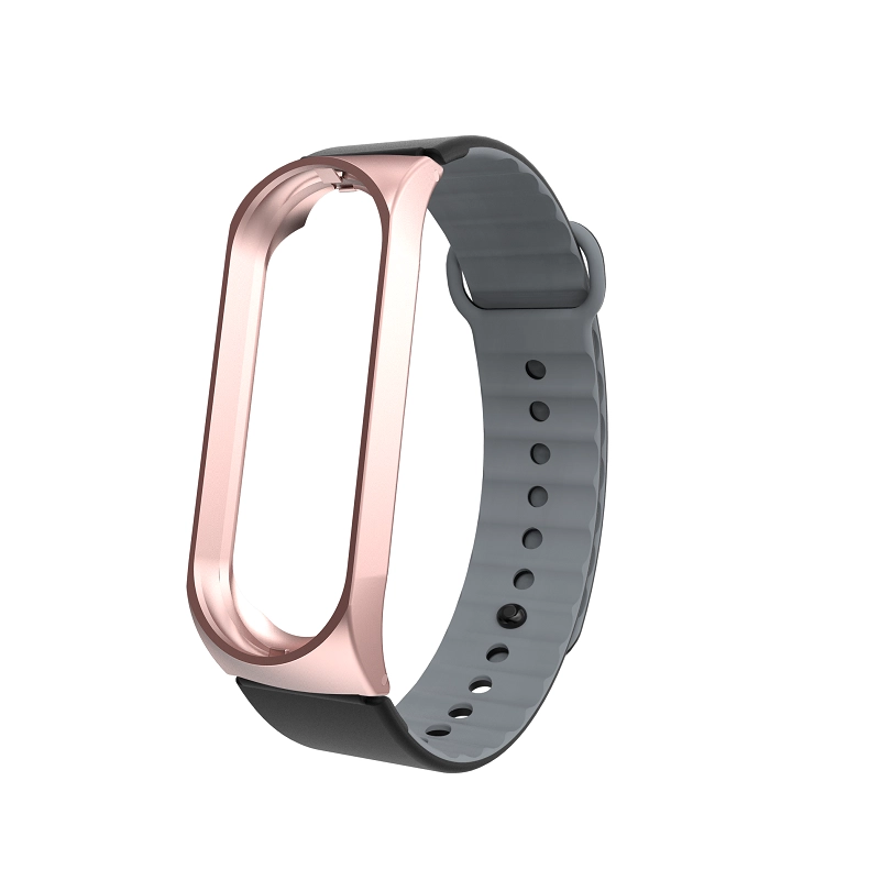 CBXM304 Double Colors Silicone Watch Band Replacement Strap For Xiaomi Mi Band 3