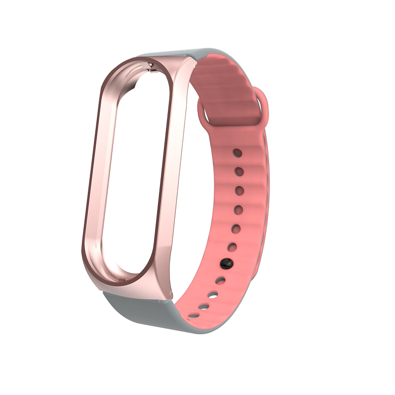 CBXM304 Double Colors Silicone Watch Band Replacement Strap For Xiaomi Mi Band 3