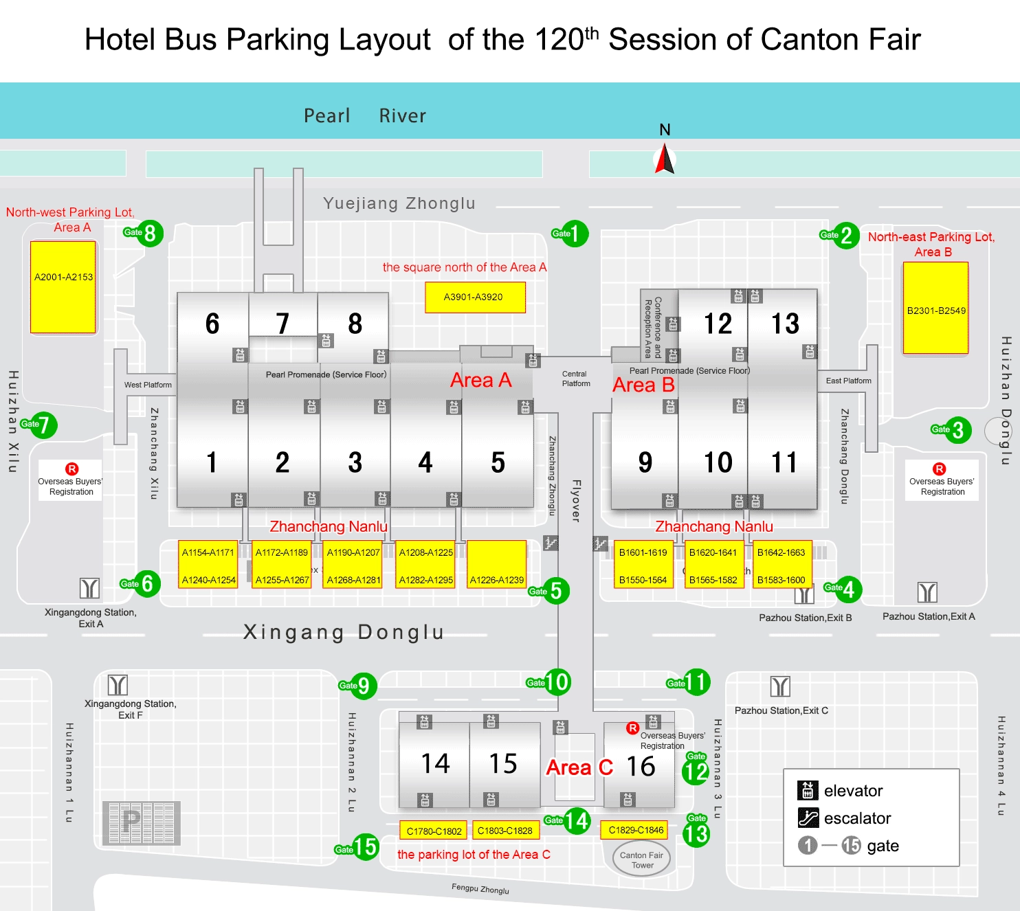 bus stop layout