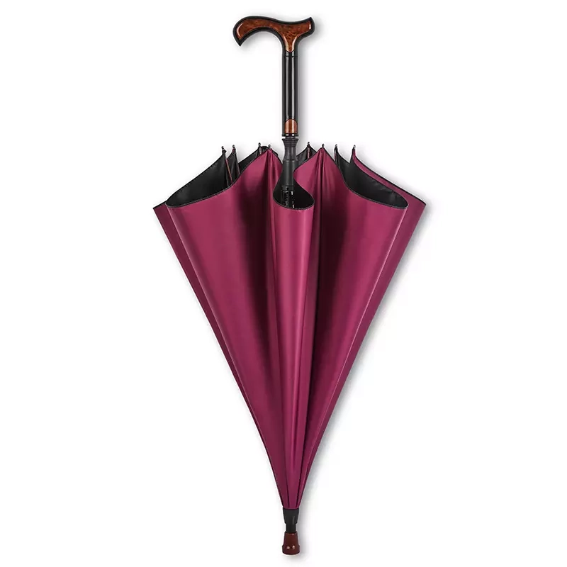 Mountaineering Separated Walking Crutches Umbrellas for Old People