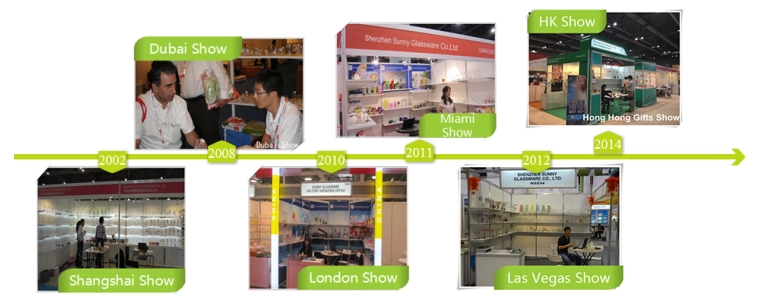 sunny glassware trade show