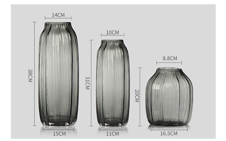hand blown glass vase