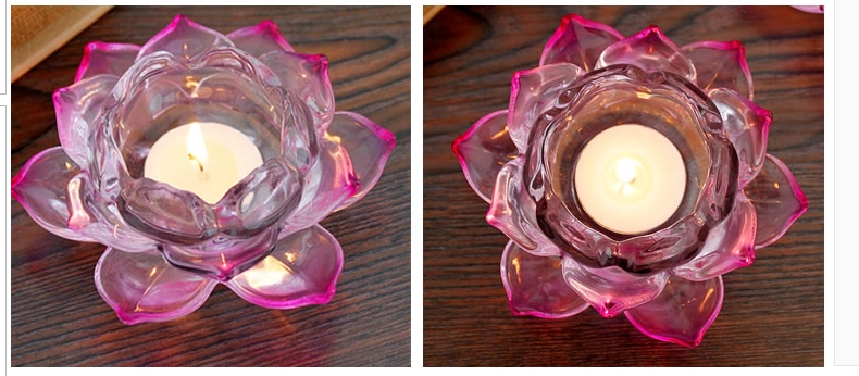 clear glass tealight candle holders
