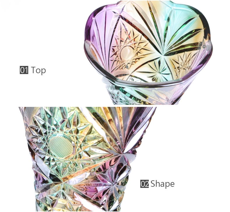 clear glass vases