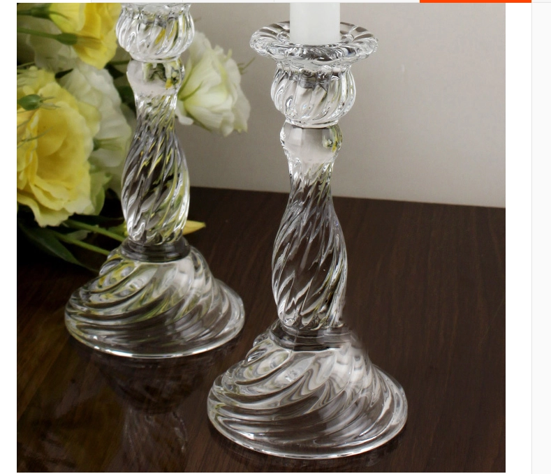 white candle holders