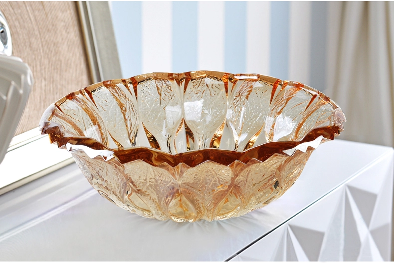glass fruit plate