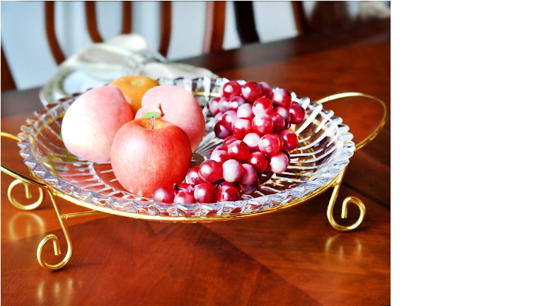 2016 China most popular glass fruit plate,crystal glass bowls wholesale