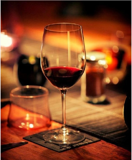 glass of wine