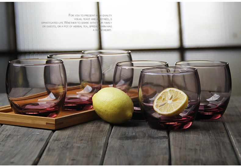clear glass tea cups