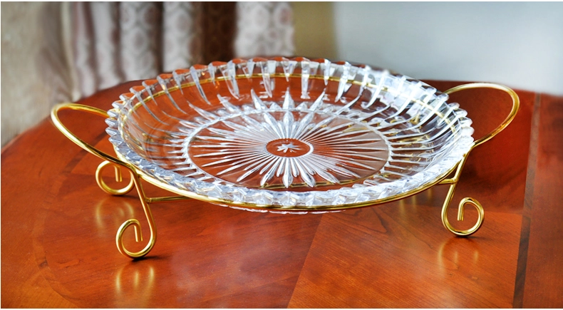 glass fruit plate