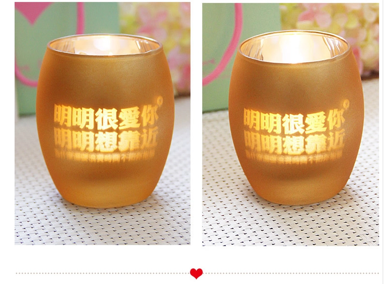colorful candle holders