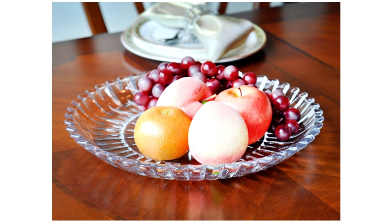 glass fruit plate