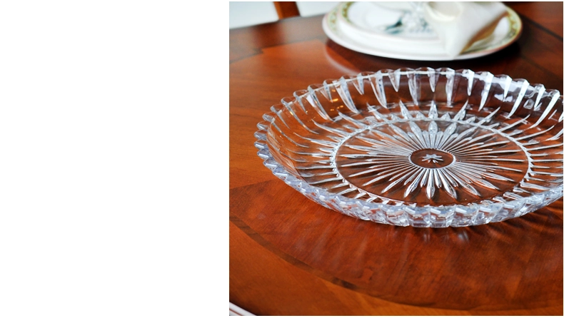 2016 China most popular glass fruit plate,crystal glass bowls wholesale