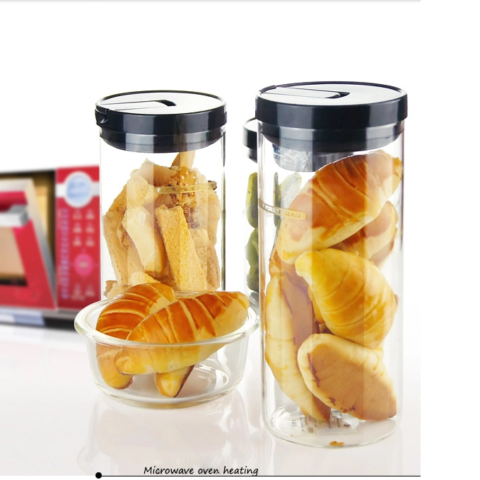Candle Containers, Glass container with lid and glass jars for food