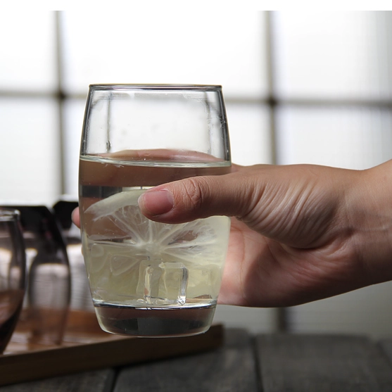 Hitzebeständige klare Glas Tasse Tee-Set Großhandel