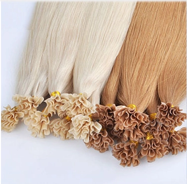 Blonde Color Tangle Free Italian Keratin Tip Virgin Remy U Tip Hair Extension U/I/V Tip Hair