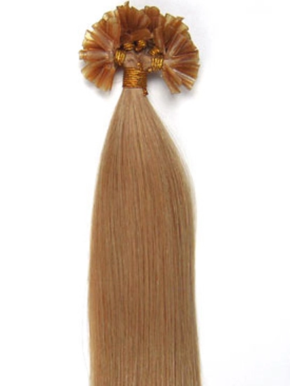 U Tip human hair extension virgin remy colored hair nail tip hair
