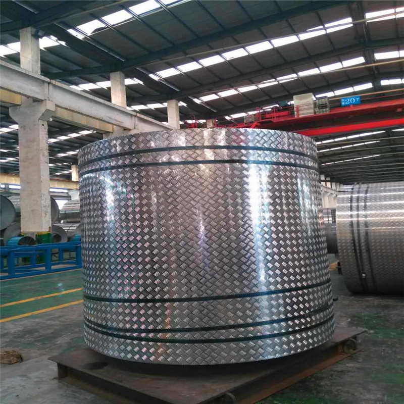 aluminum checkered coil