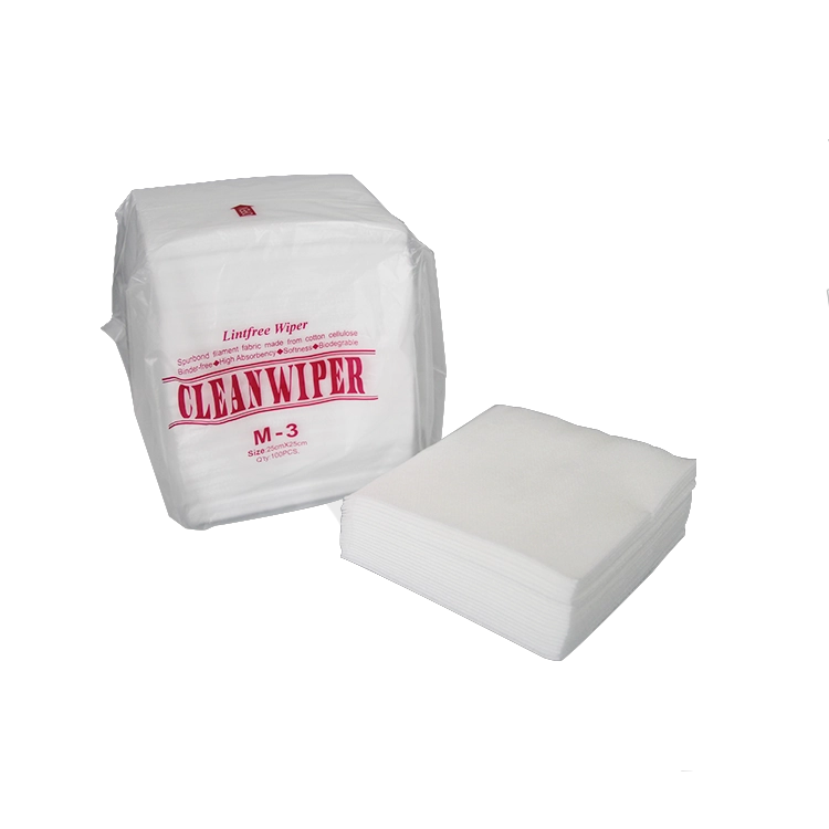 70%Viscose 30%polyester lint free Electronic industry M-3 Cleanroom protection