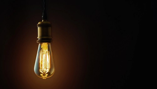 dimmable LED filament light bulbs