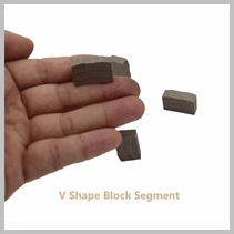 U Shape Diamond Segments For Limestone Cutting
