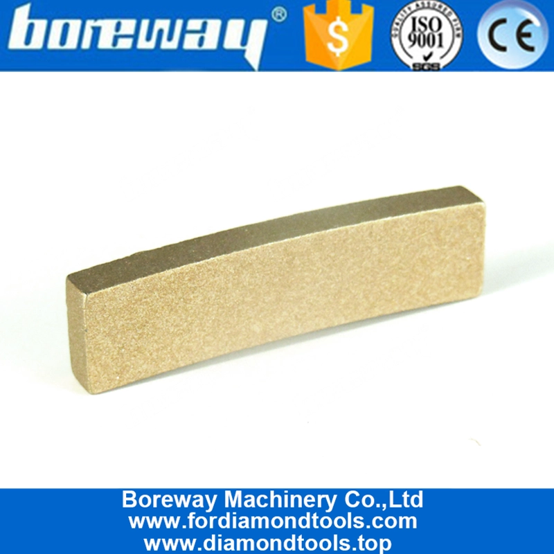 Segments diamantés Boreway pour couper le marbre, lames de scie diamantées horizontales