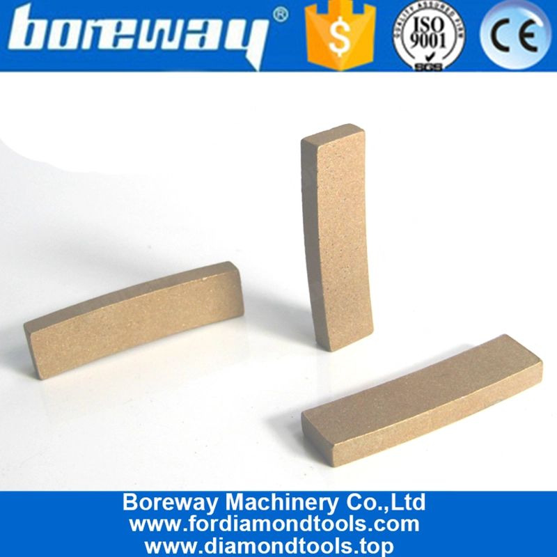 Boreway Fan Shape Stone Slab Cutting Tool Marble Edge Cutting Diamond Segment