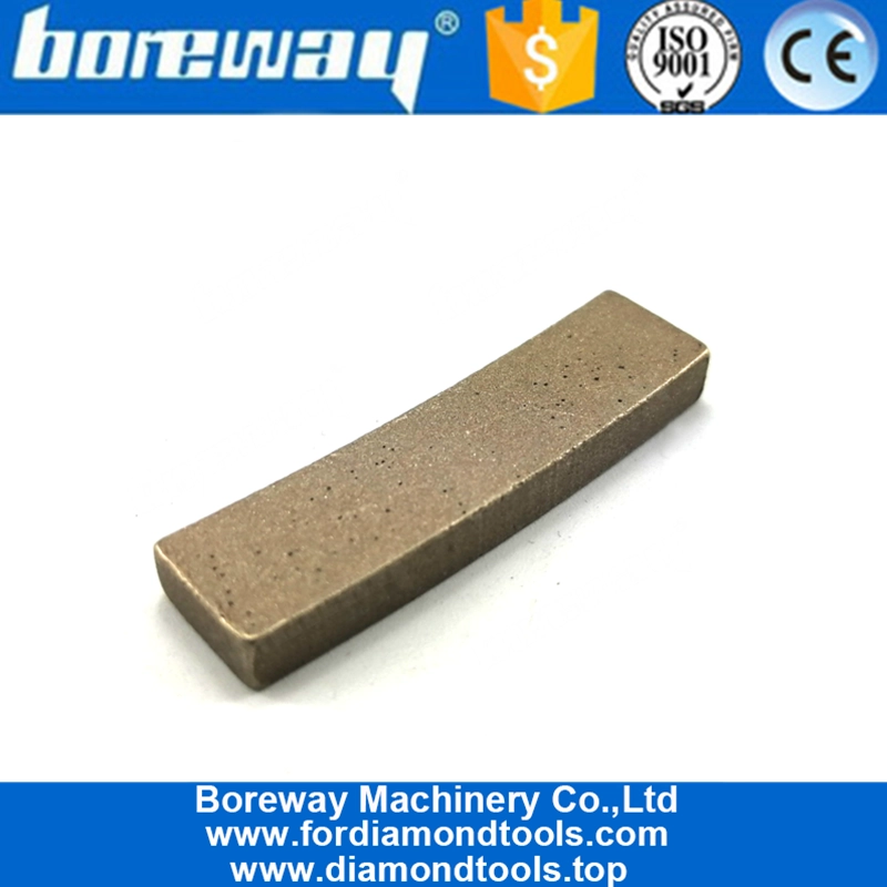 Boreway fournissent des segments de coupe de bord de soudure haute fréquence de 350 mm pour le marbre