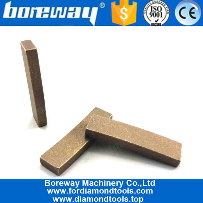 Boreway fournissent des segments de coupe de bord de soudure haute fréquence de 350 mm pour le marbre