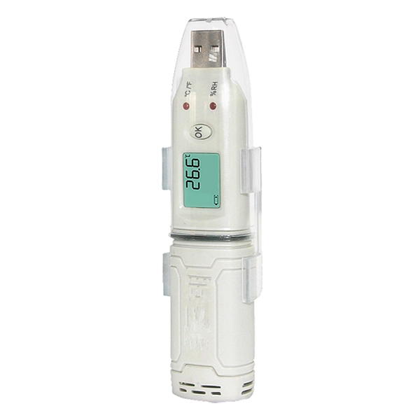 Wasserdichte USB-Temperatur-Feuchte Datenlogger HE170