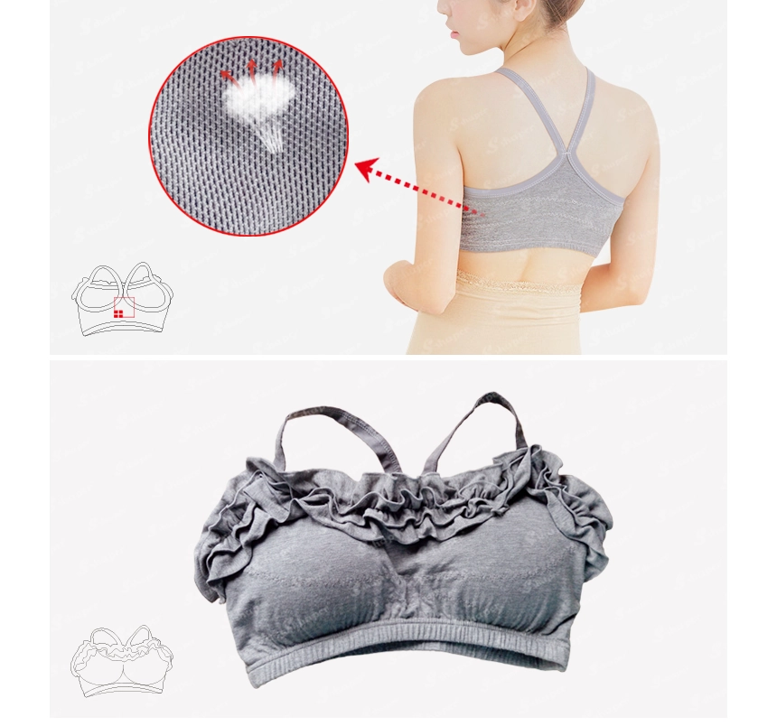 China Lotus Trimmed Bra Supplier_03