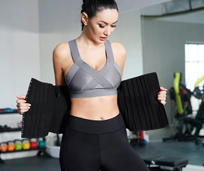 3 hook Latex Waist Trainer 25 Steel Boned Corset