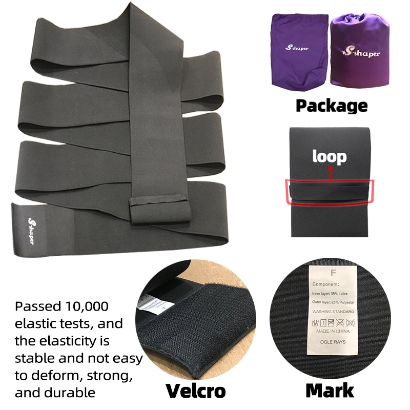 Polyester Bandage Waist Wrap Lose Weight Compression Shaper Supplier