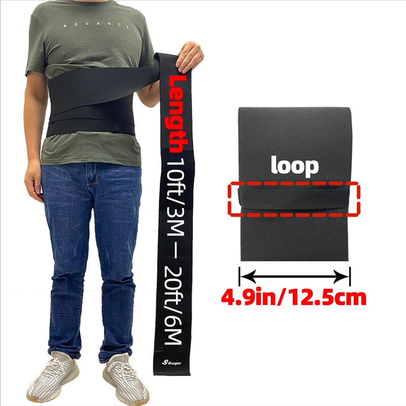 Polyester Bandage Waist Wrap Lose Weight Compression Shaper Supplier