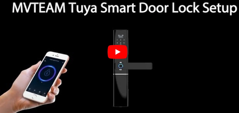 How to Control MVTEAM Smart Door Lock Via Tuya Smart APP?