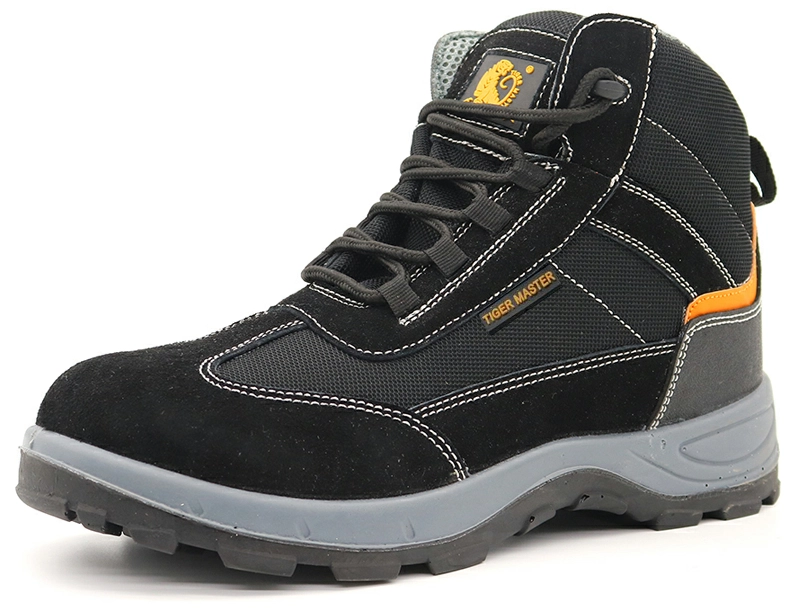 Cina DTA031B Stivale antinfortunistico sportivo traspirante antiscivolo in pelle scamosciata punta in acciaio produttore DTA031B Stivale antinfortunistico sportivo traspirante antiscivolo in pelle scamosciata punta in acciaio