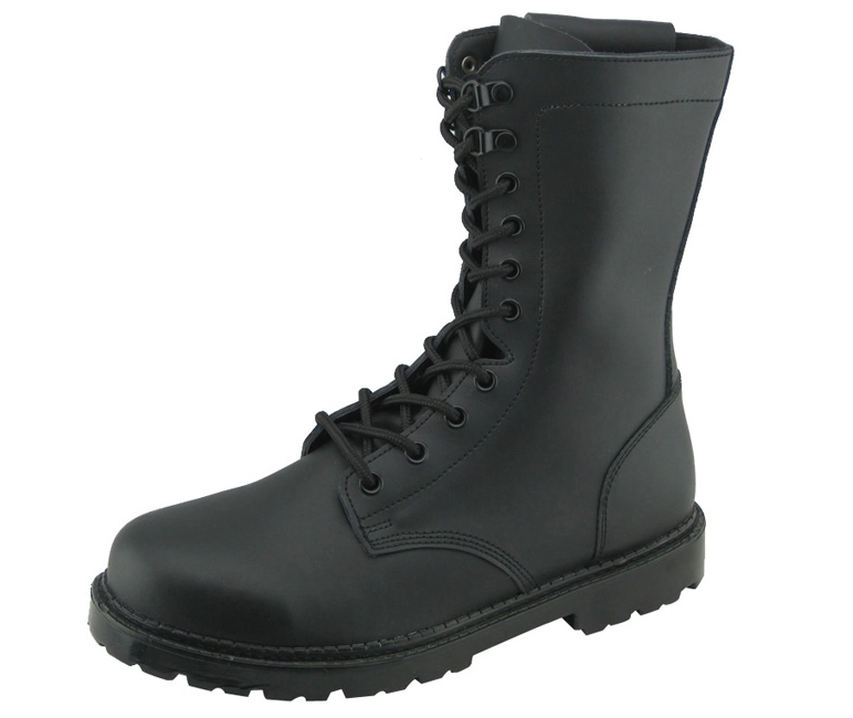 Goodyear welted hommes militaire armée combattre bottes en cuir