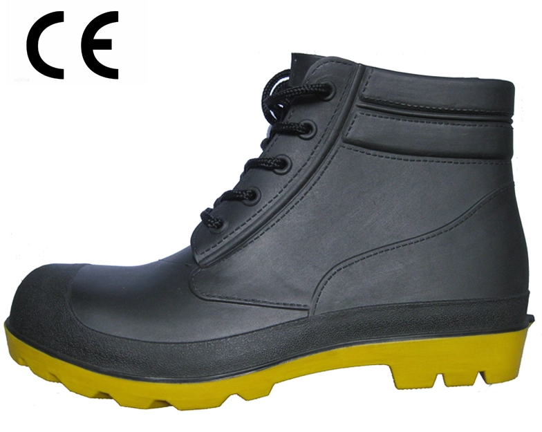 China Safety PVC ankle boots for men manufacturer Safety PVC ankle boots for men