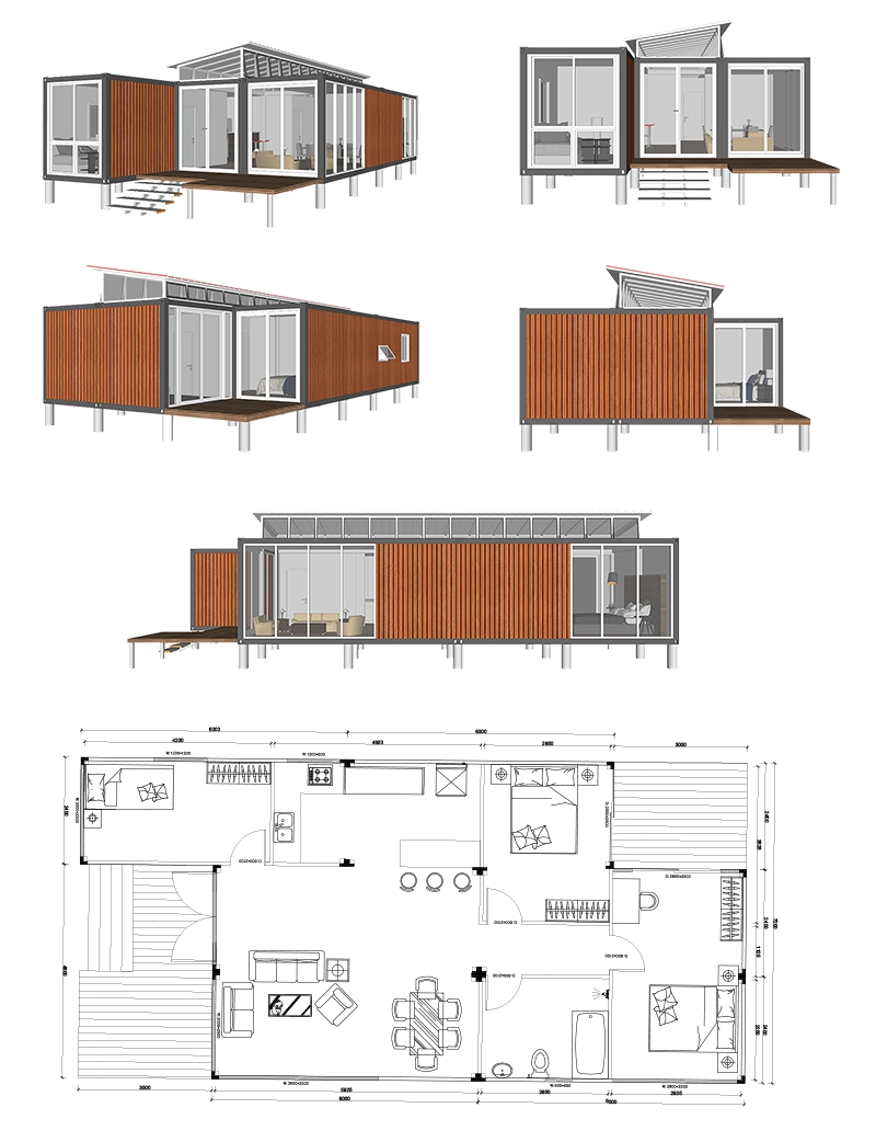 Combined Container Home 3X02
