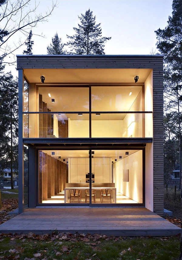 Kediaman Lestari Prefabrikasi di Jerman: Bangunan Rumah Modular Minimum