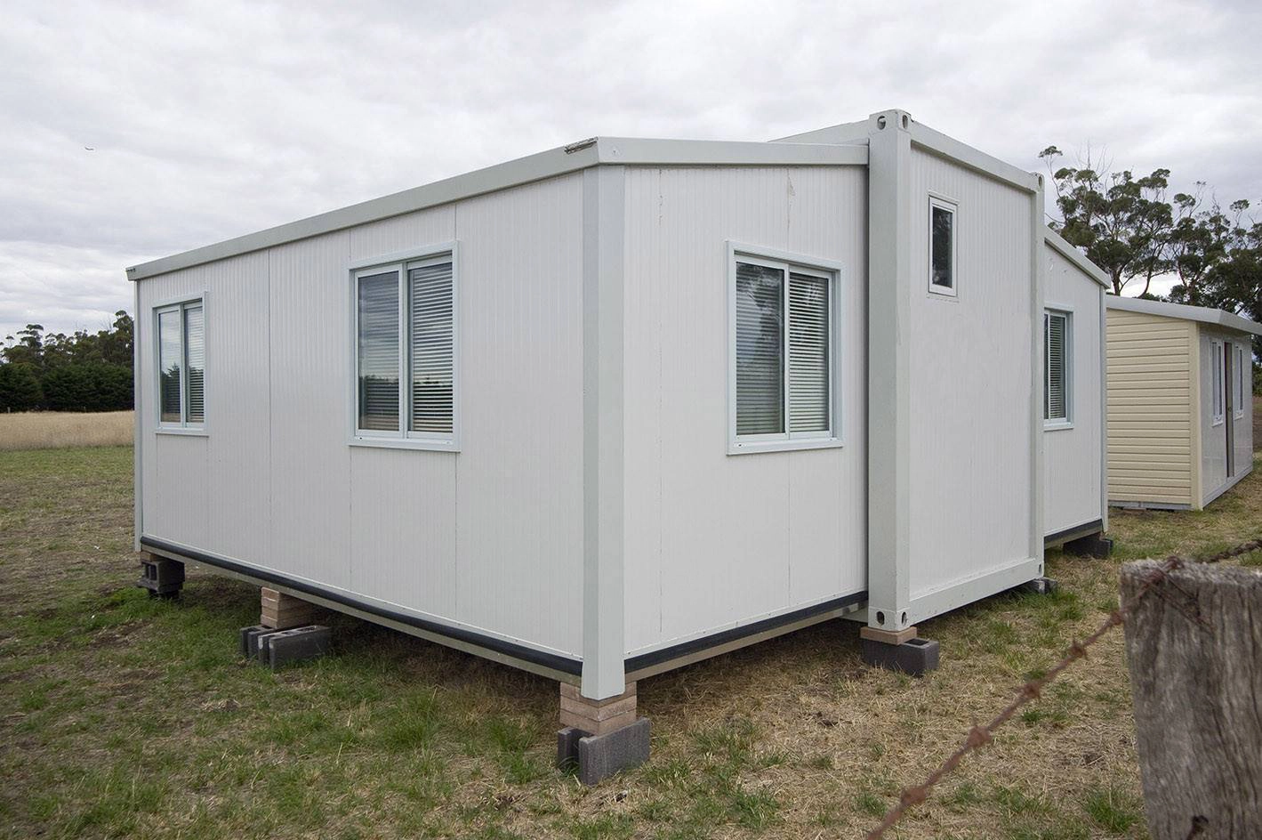 China fertige tragbare 20ft und 40ft entworfene faltbare Fertighaus Container bewegliches Haus