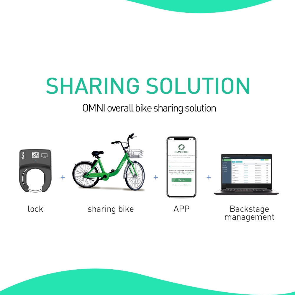 Smart Bike Lock GPS GPRS Bluetooth Public Sharing Smart Lock pour vélos