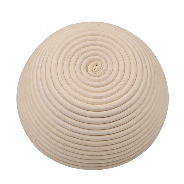 Cesta para pan artesanal de ratán Banneton TSBT01 de 9 pulgadas